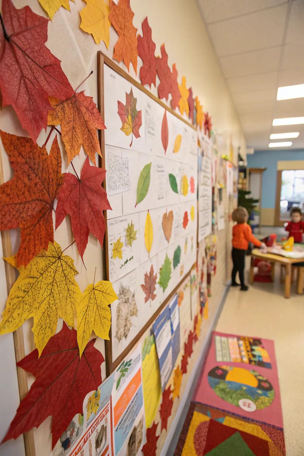 Autumnal Hue Collage board featuring vibrant autumn colors.