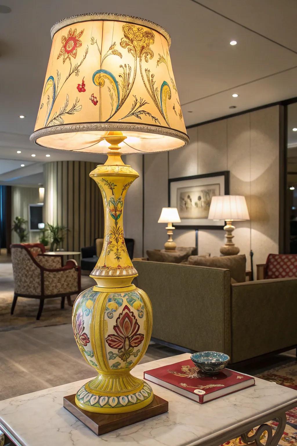 Special lamps incorporating a personal accent to your design.