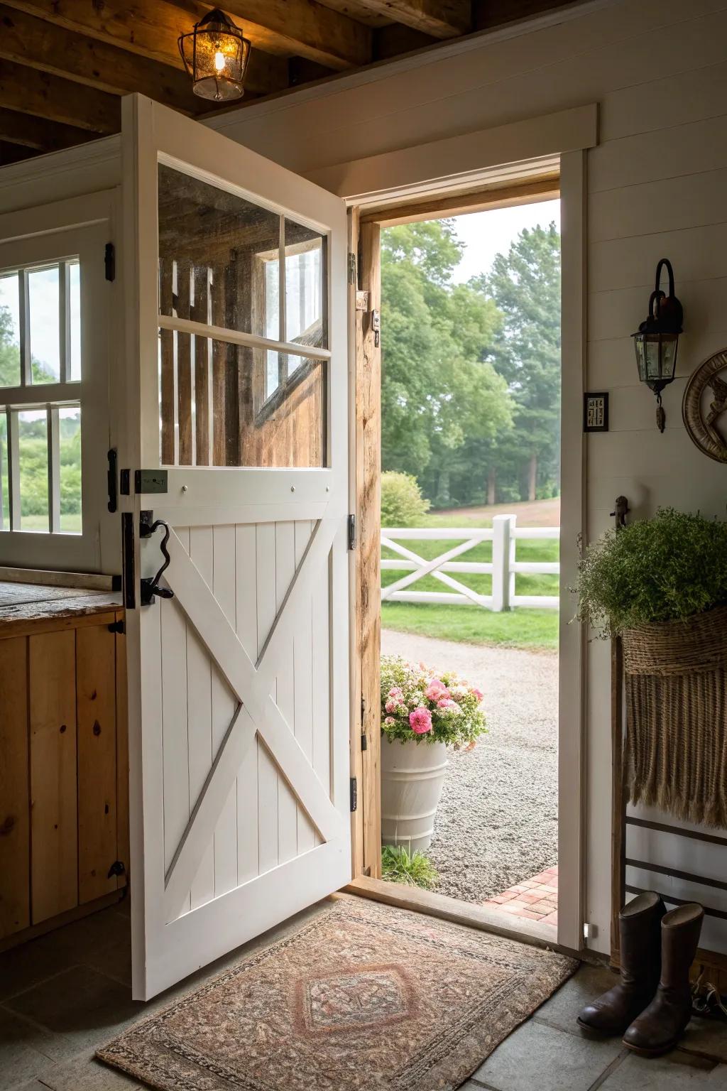 Enjoy versatility and charm with a classic Split door.