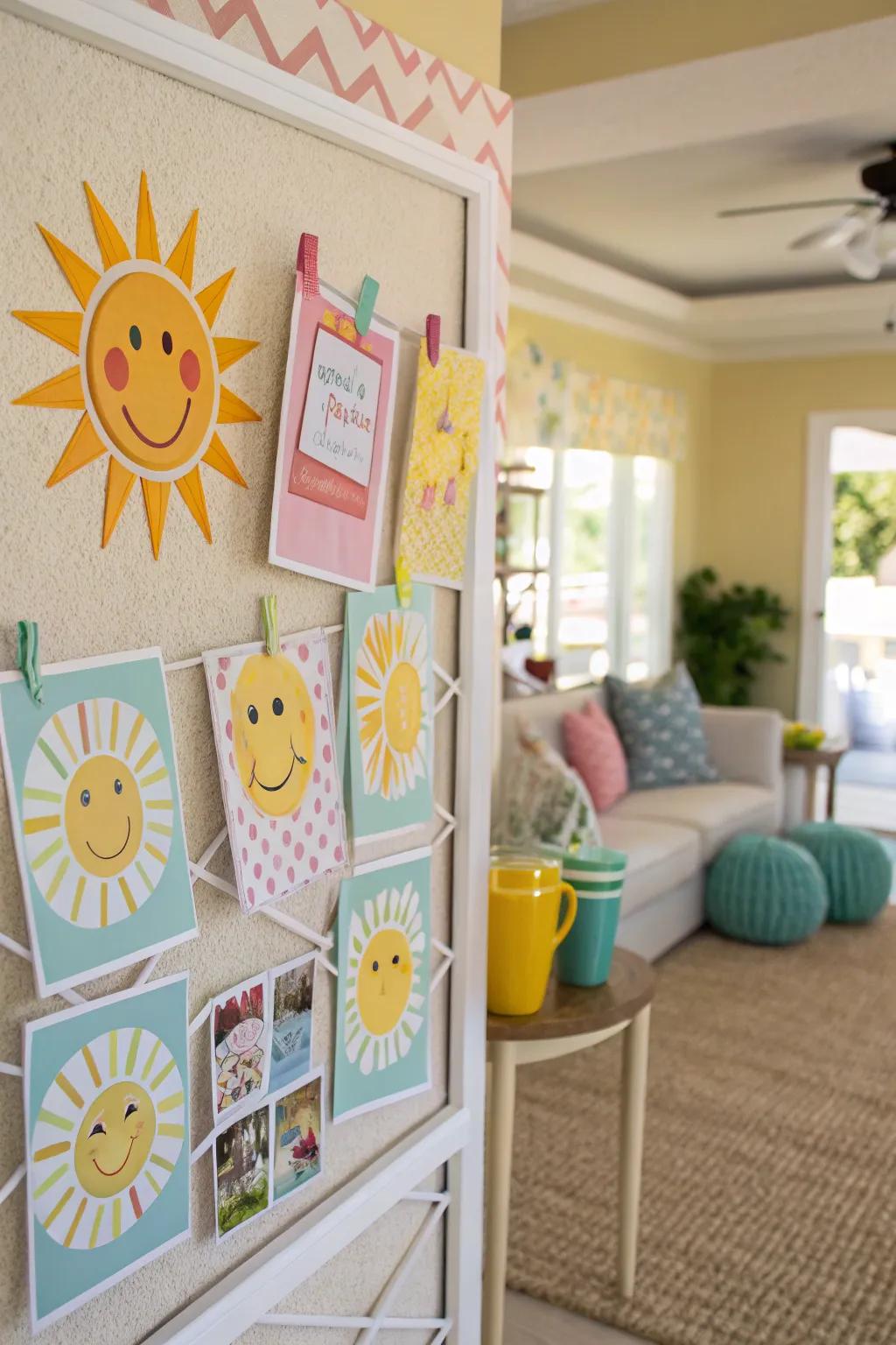 Sip into summer using a sweet-themed board.