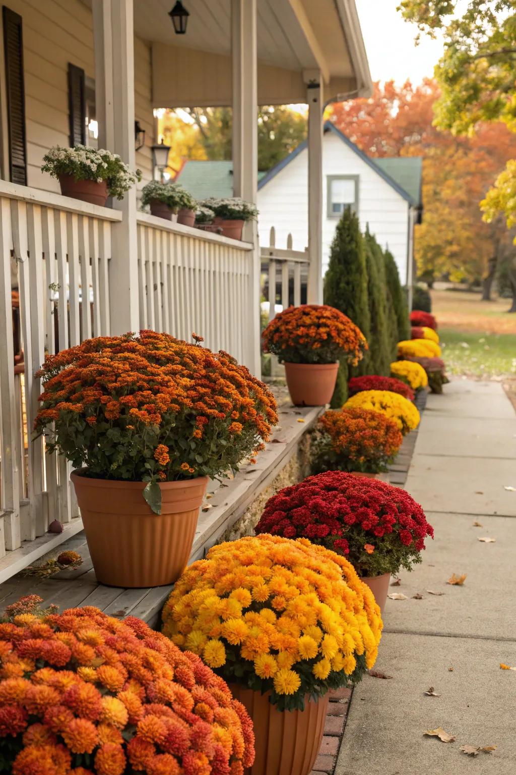 Seasonal plants supplement vibrant life to your outdoor space.