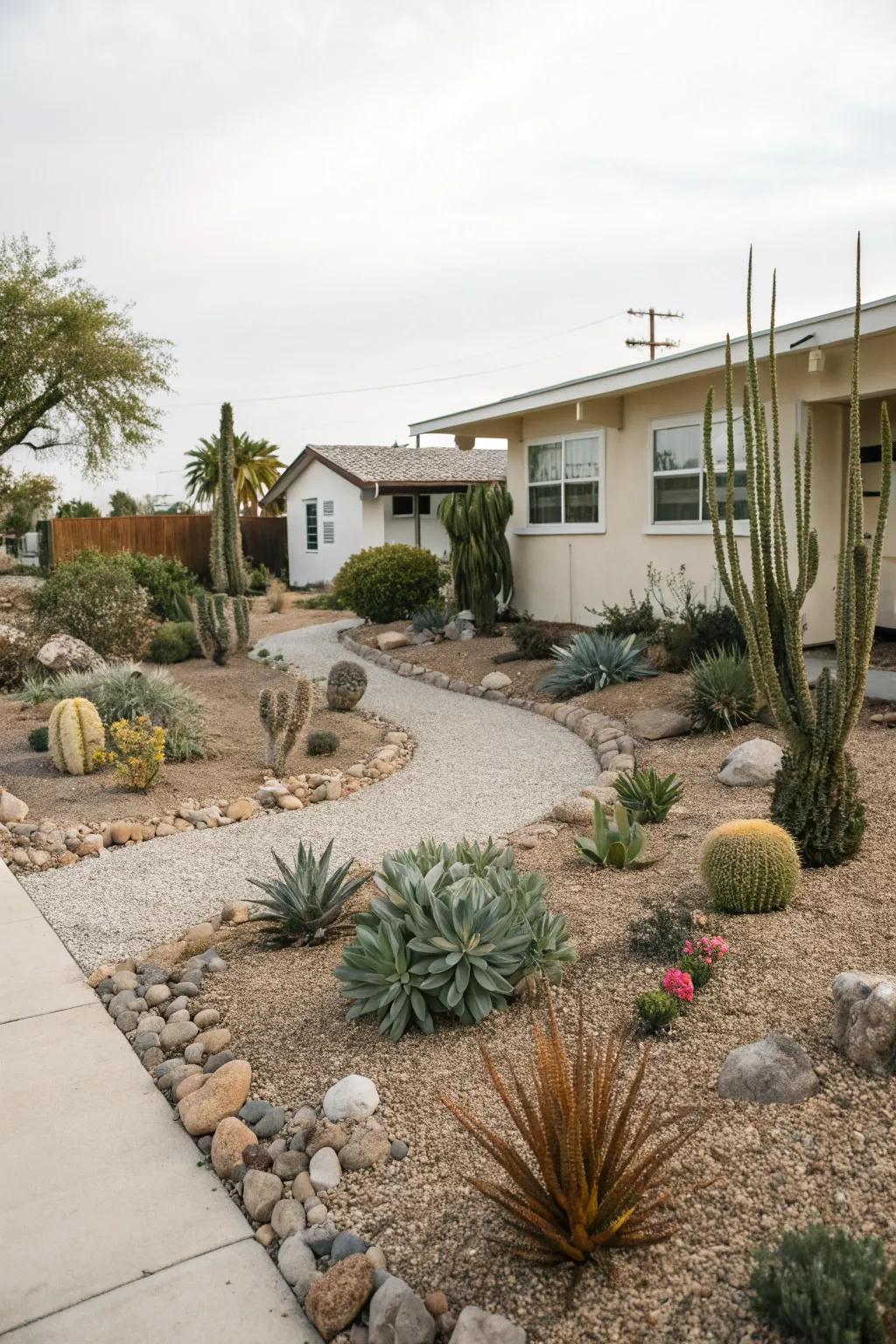 Xeriscaping offers beauty without the water bill.