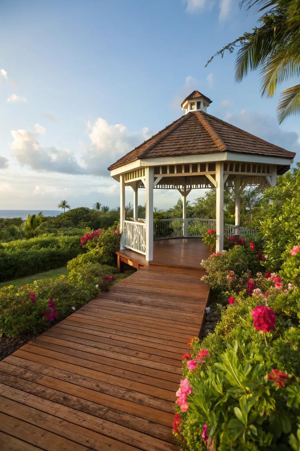 Transport your space with exotic grain flooring.