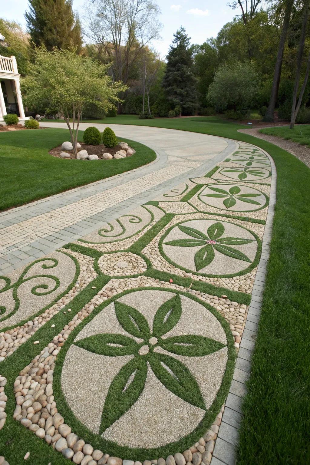 Creative mosaic layouts showcase personal style.