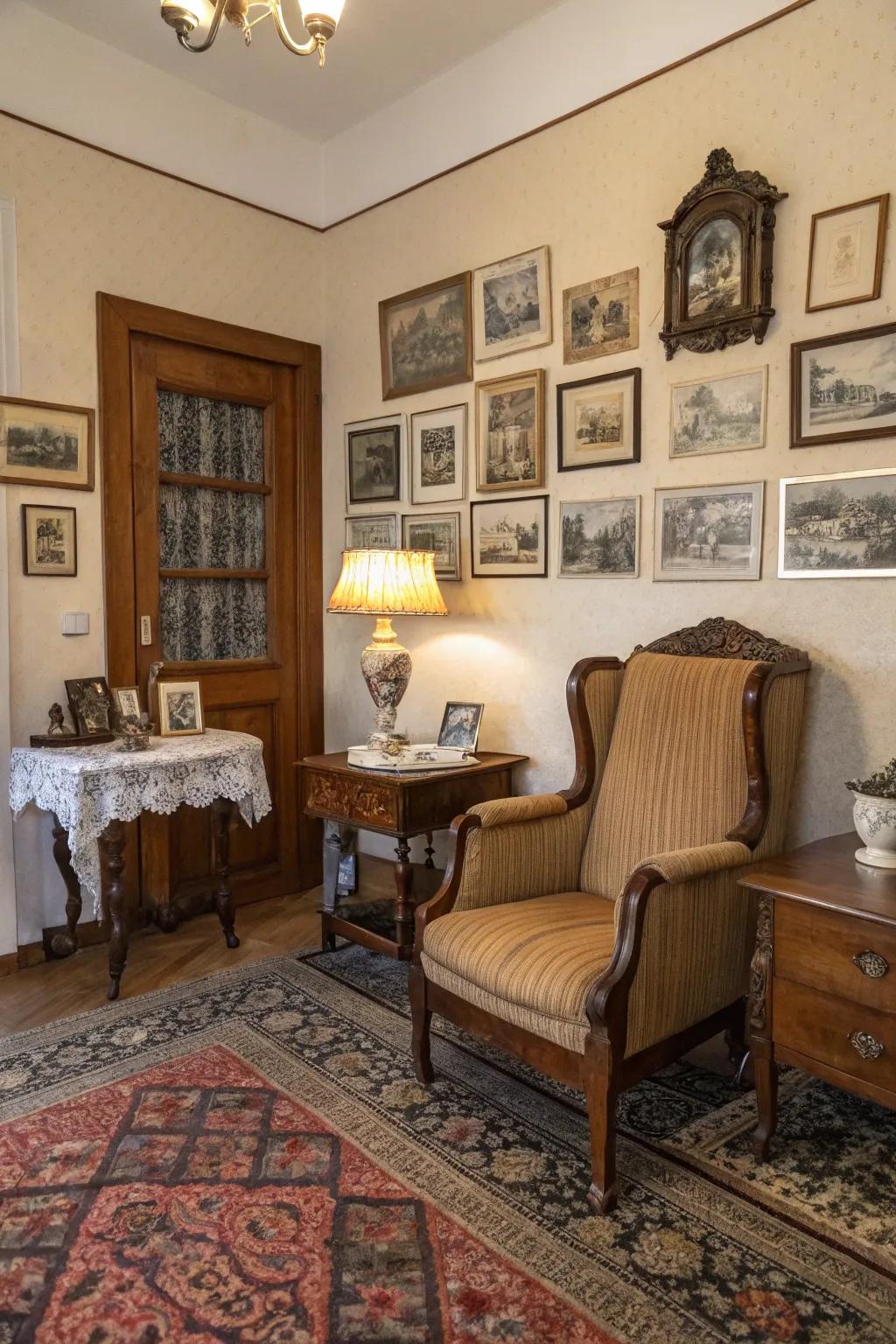 A guest house with classic decor, providing a timeless and beautiful ambiance.