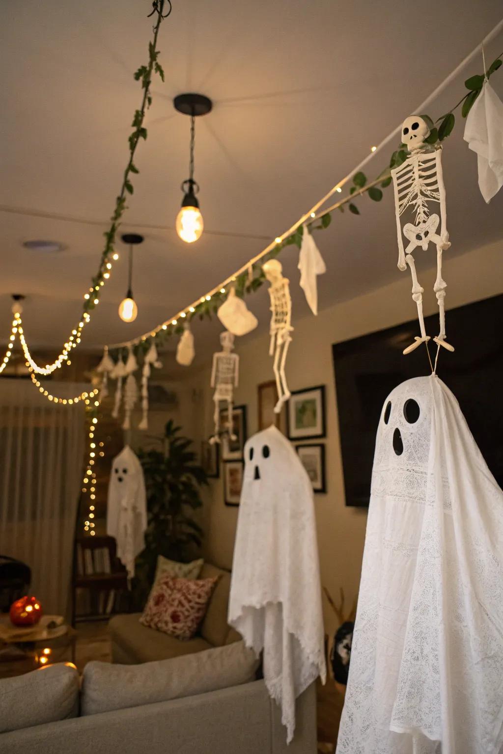 Garlands bring about movement and quirkiness to decorations.