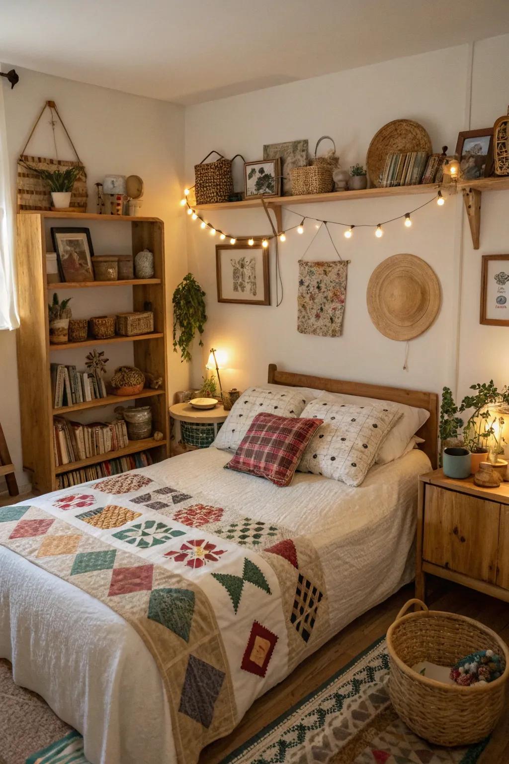 Handmade items add a personal and warm touch.