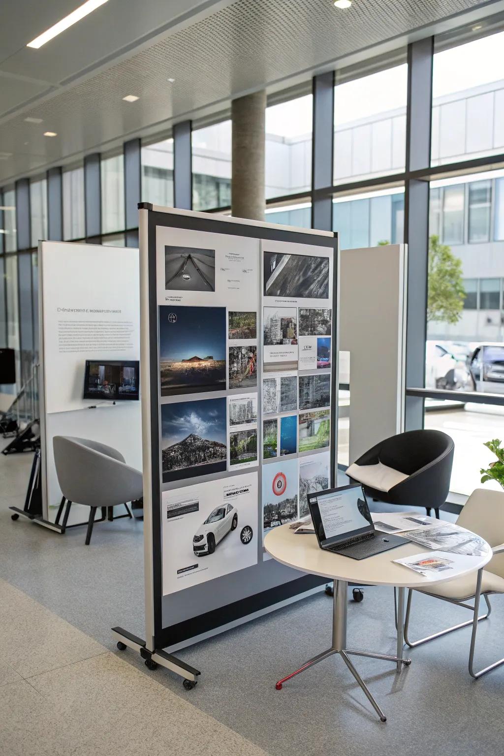 Imagine tomorrow's design with a board that explores futuristic themes.