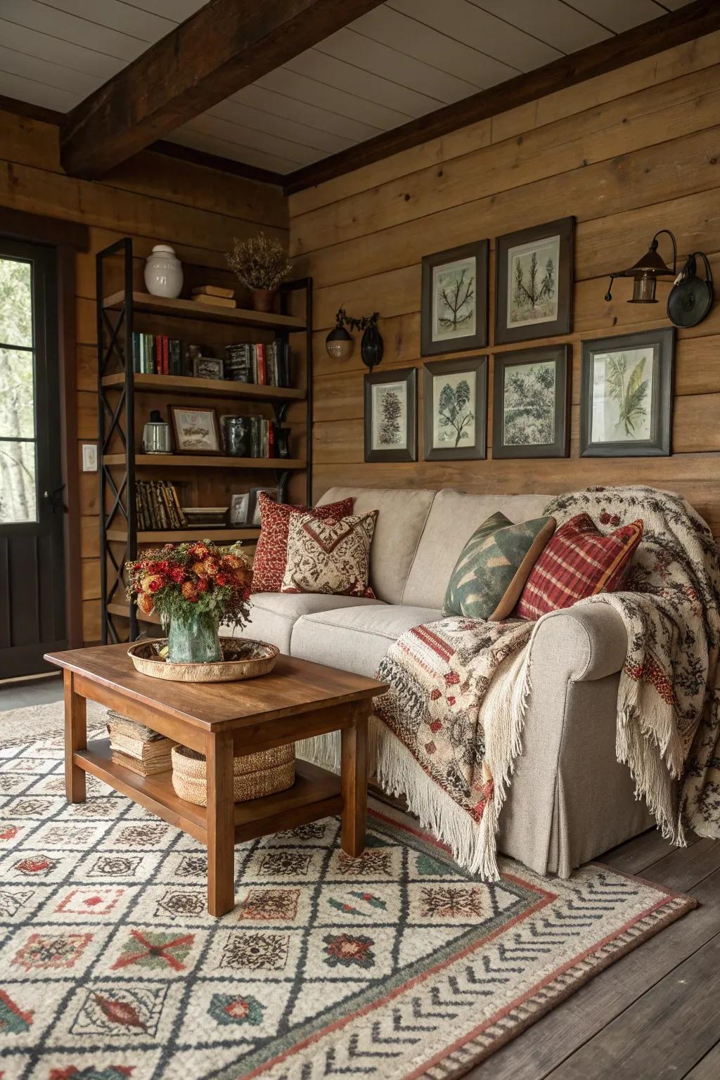 Patterns and depths inject dimension and character into the design.