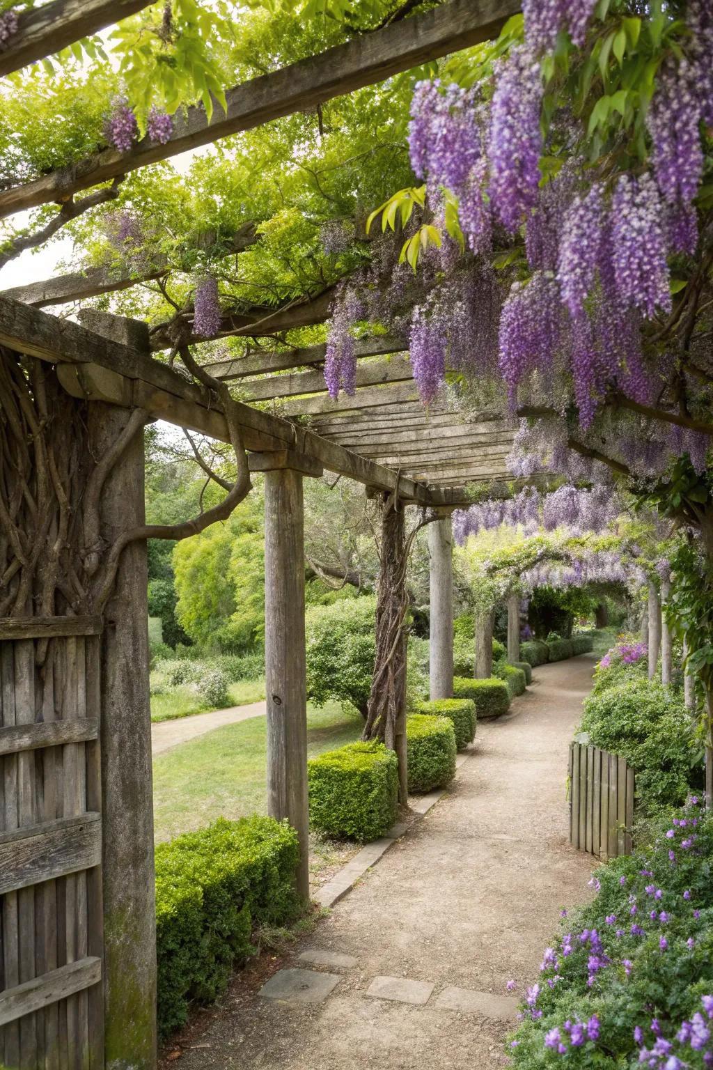A pergola makes a shaded escape in your outdoor space.