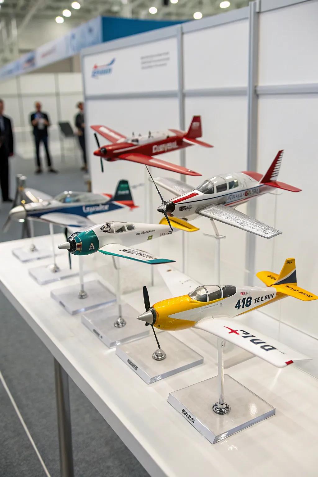 Crystal racks provide a modern and unobtrusive way to display your models.