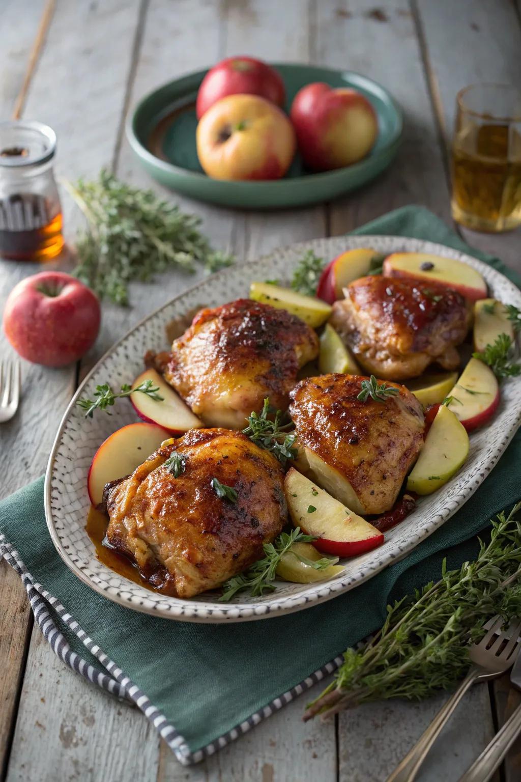 Honeyed poultry bites: Juicy and flavorful fall dish.