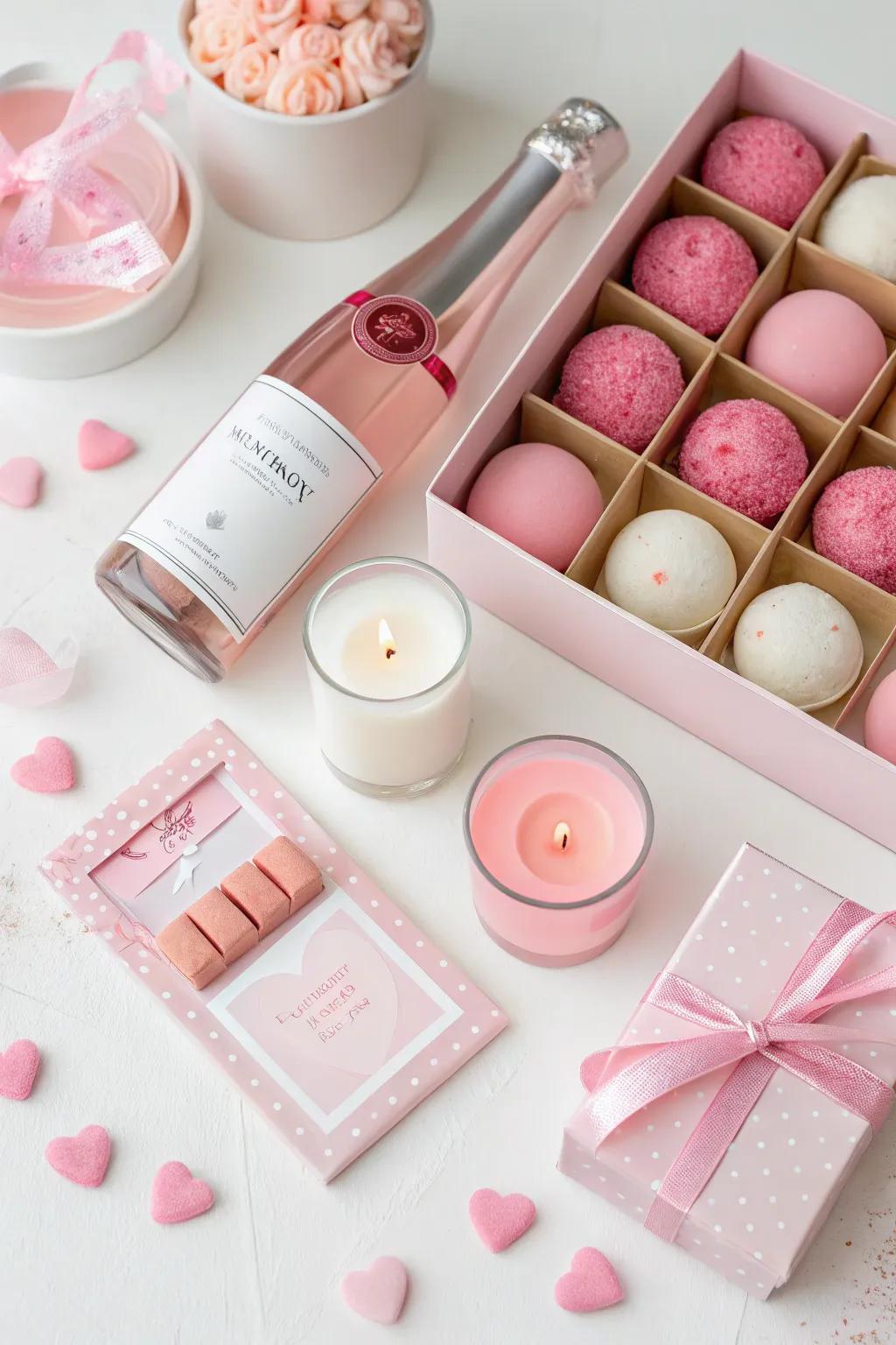 Rose-themed party presents provide a sweet and memorable takeaway.