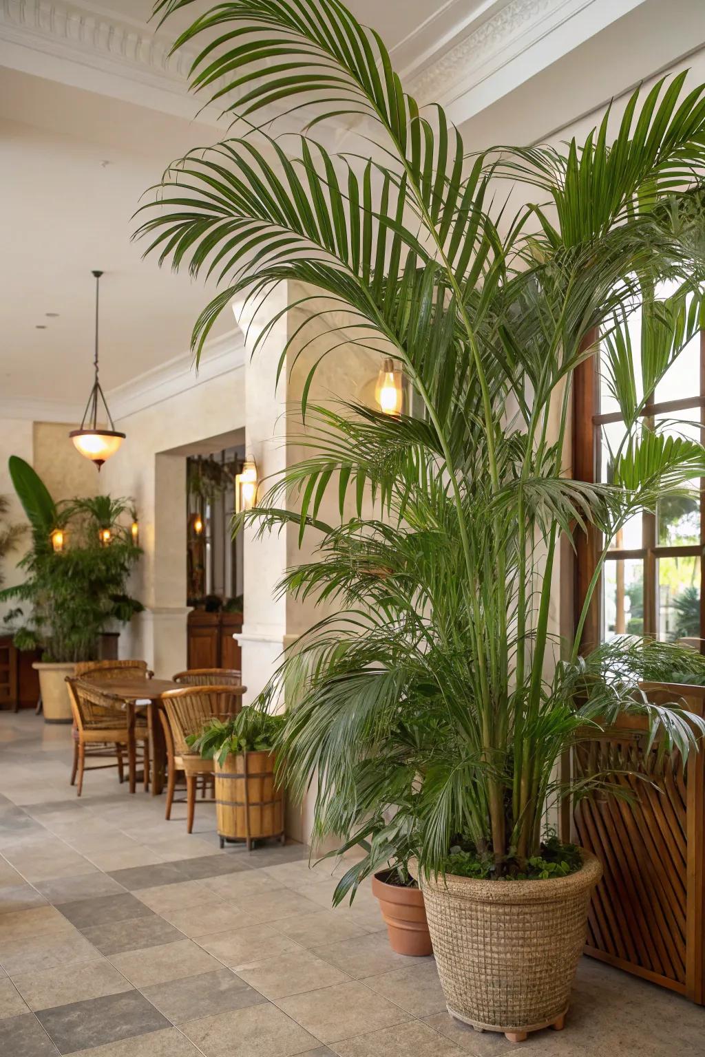 Produce an interior paradise with large, statement plants.