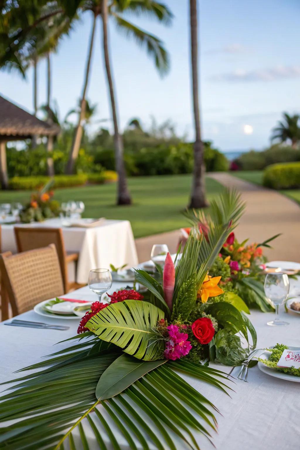 Feel refreshed through a tropical getaway.