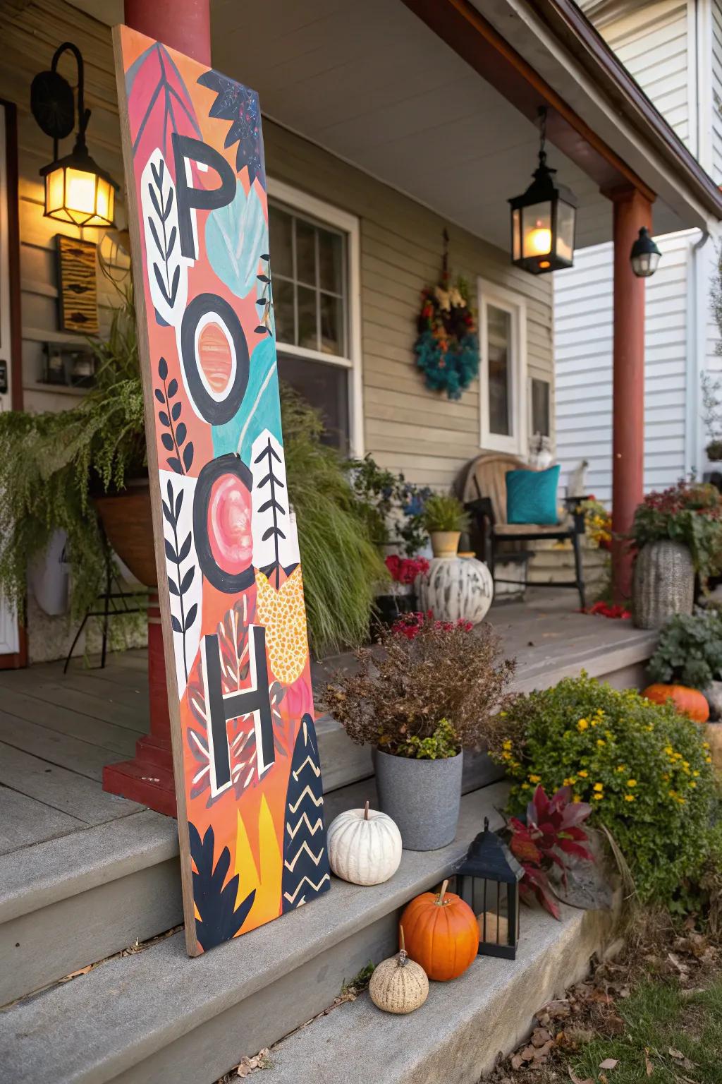 An abstract sign inviting interpretation and conversation.