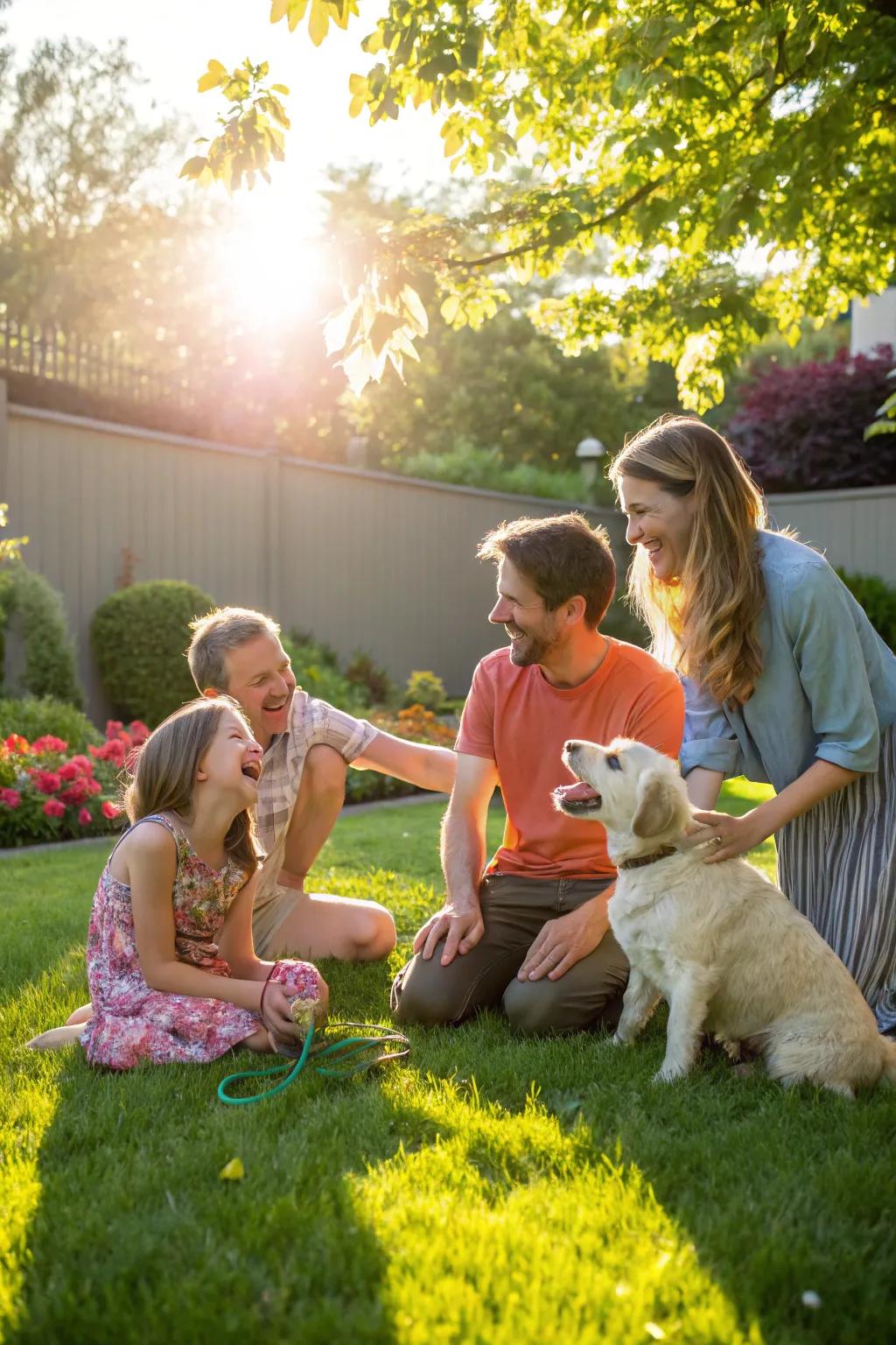 Let your pets join the fun and incorporate warmth to your family photos.