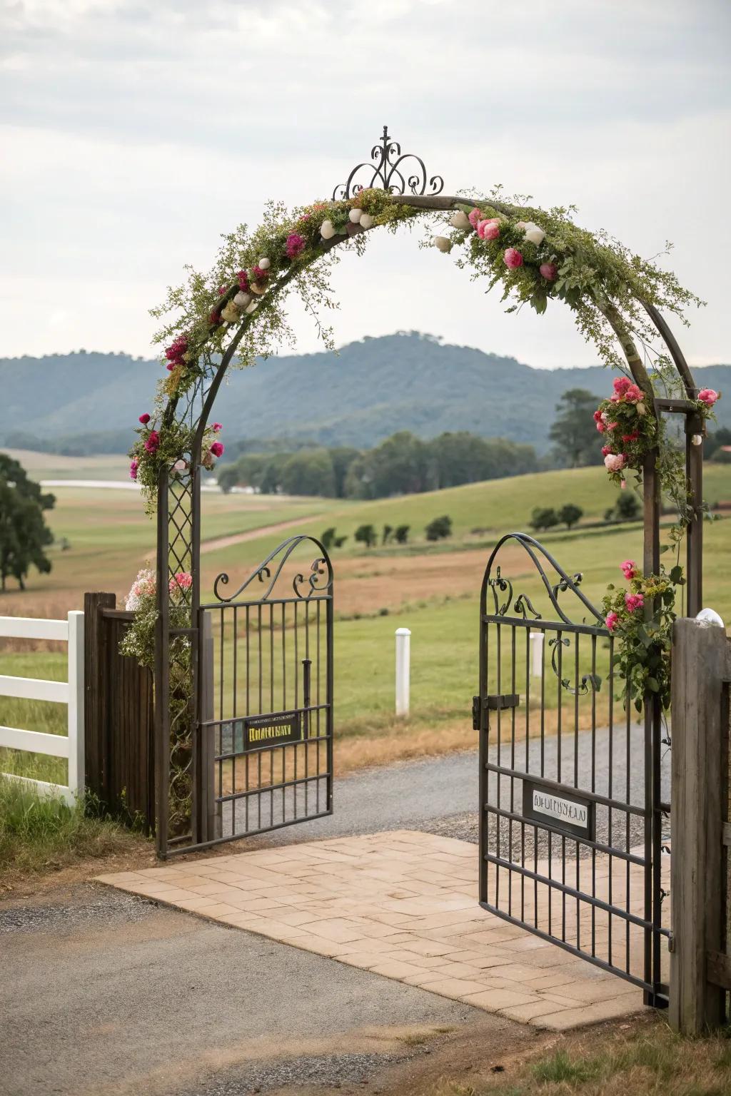 Practical gates that blend style and security.