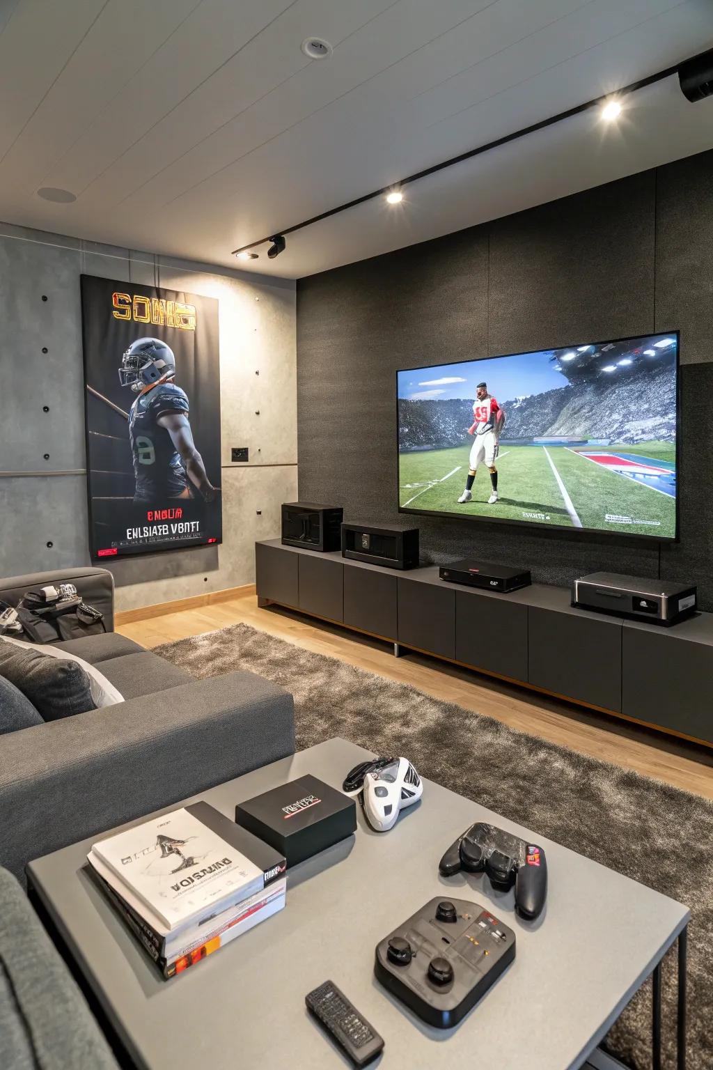 Step into the future with connective sports visuals.