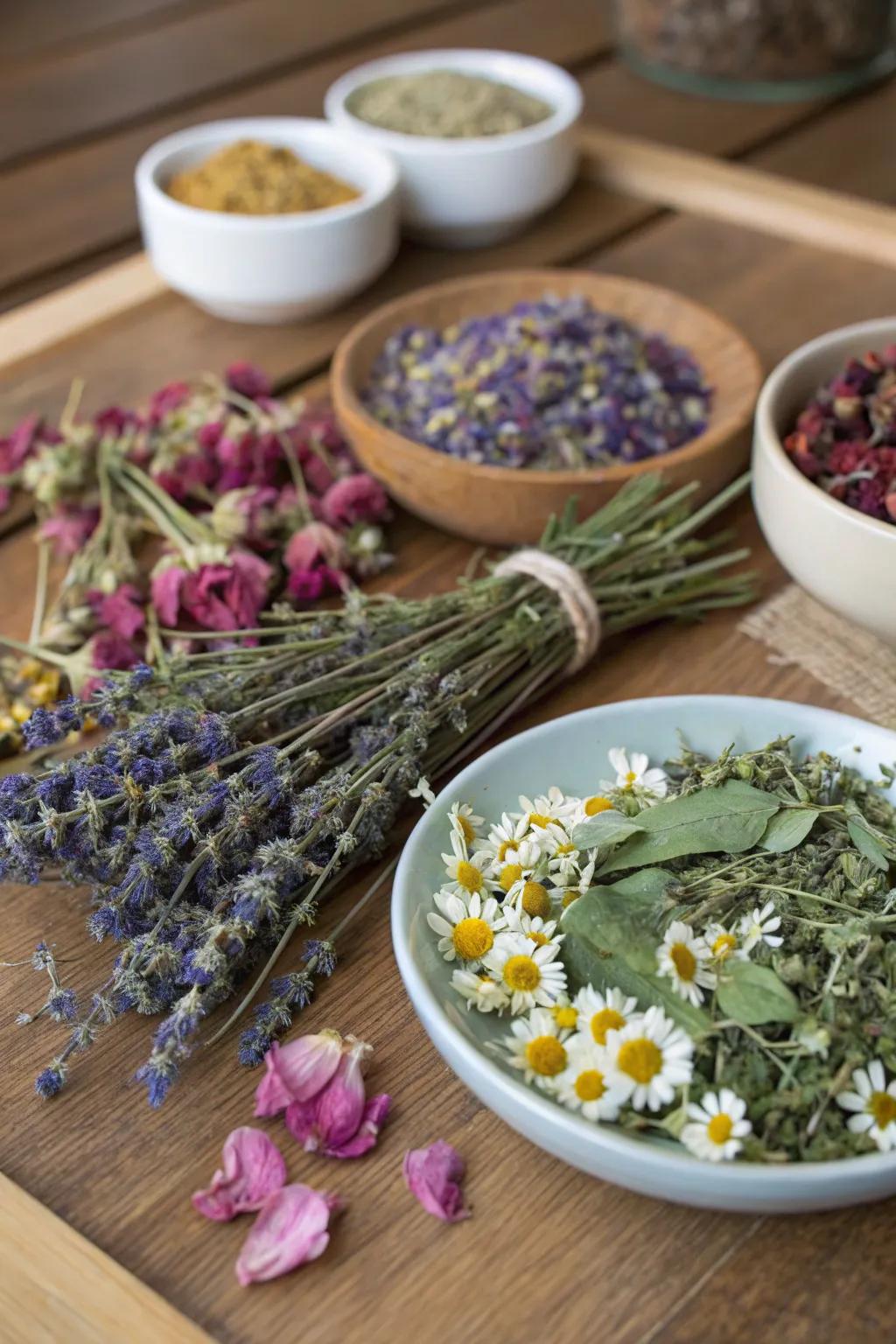 Seasonal blends recording the essence of fresh herbs at their peak.