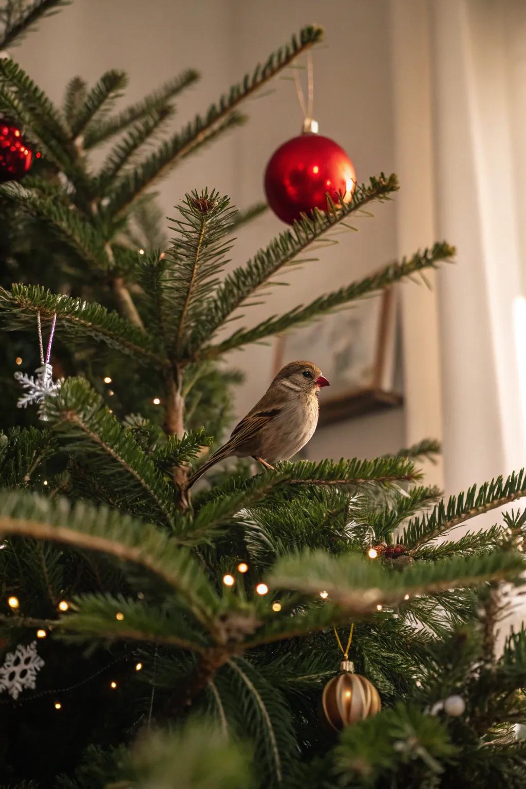 A surprise accent adds intrigue and delight to your Valentine's tree.