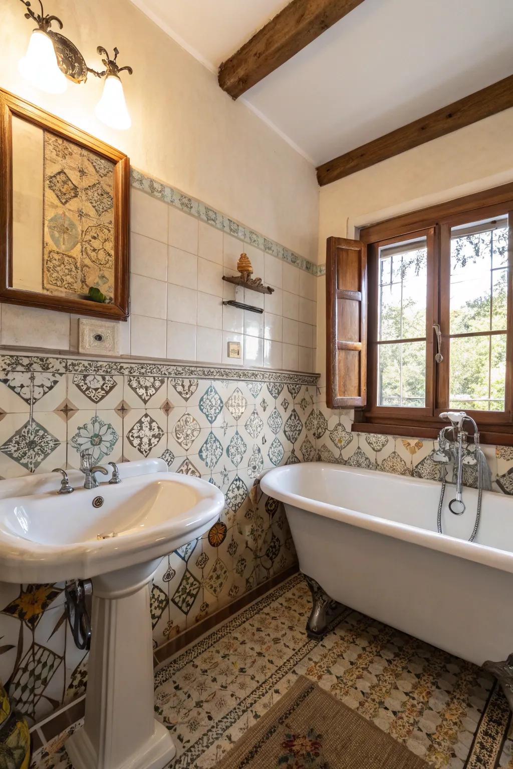 Vintage touches add charm and character.