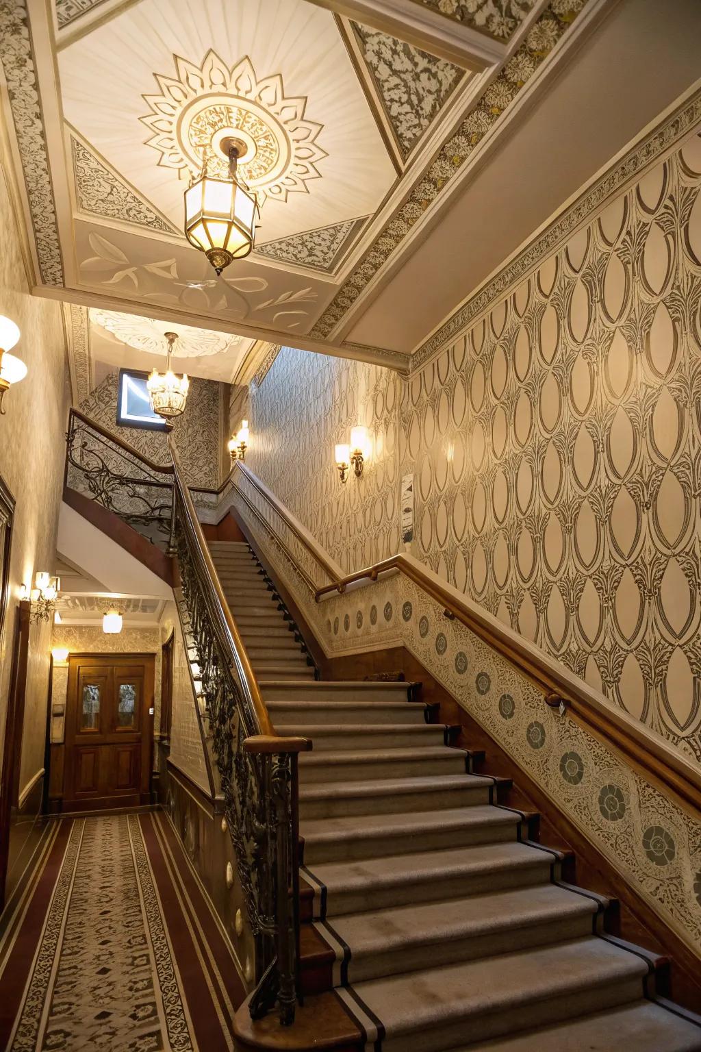 Vintage beauty through Art Deco designs.