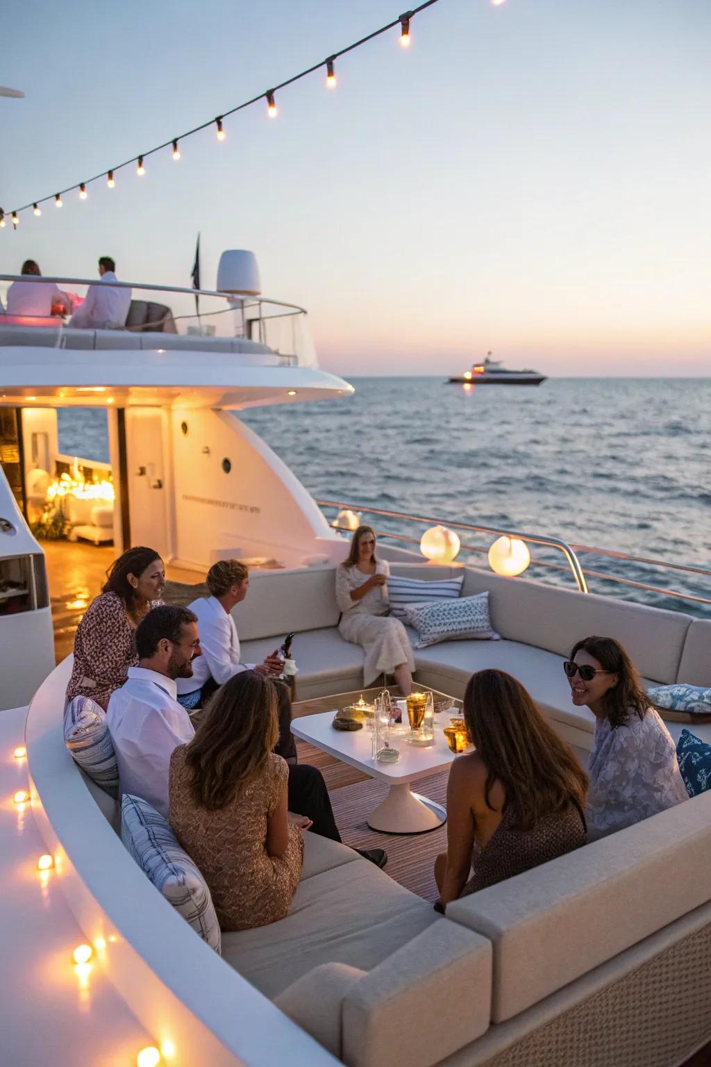 Sail into your 40s with a deluxe boat celebration.