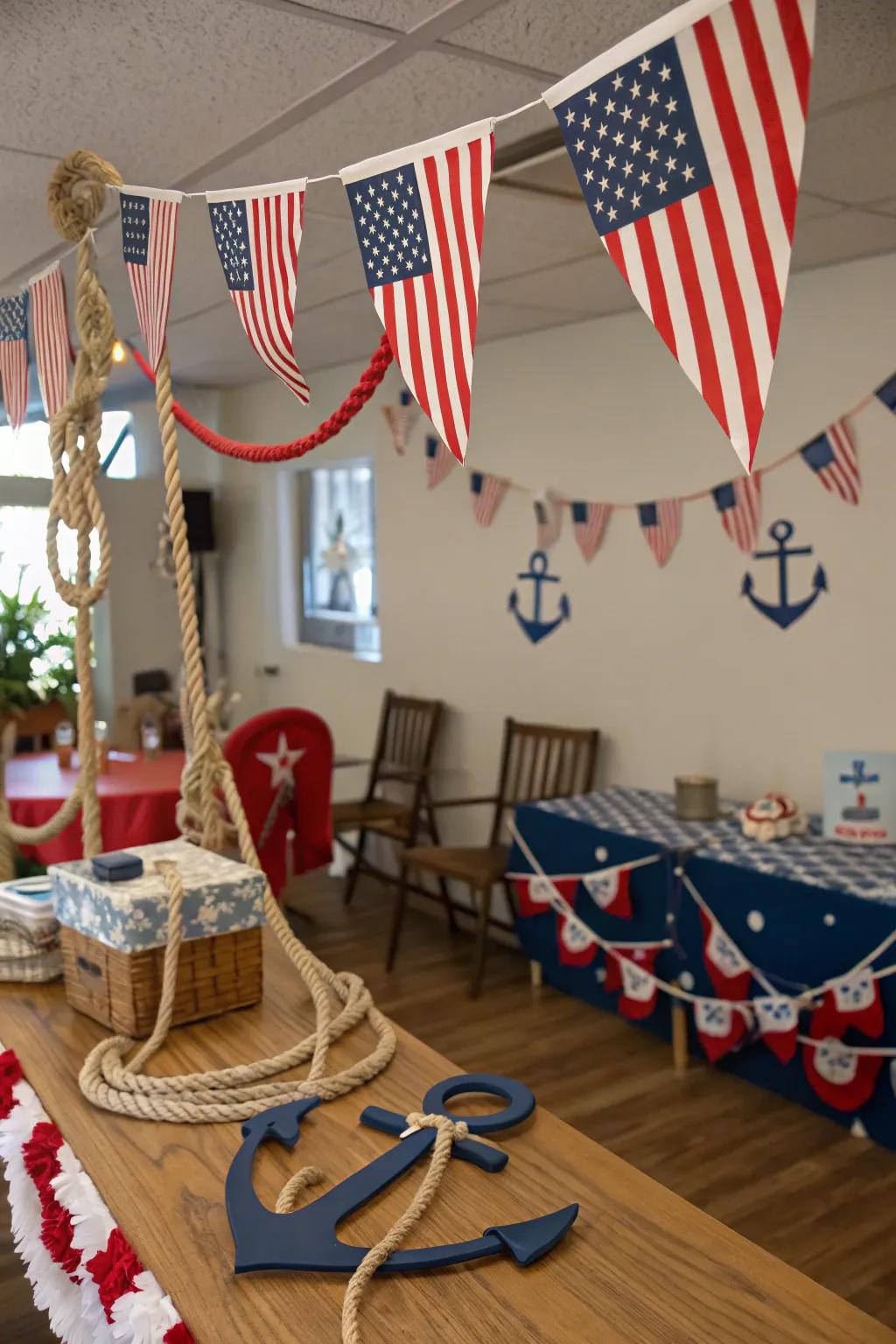 Add an ocean theme for a unique celebration.