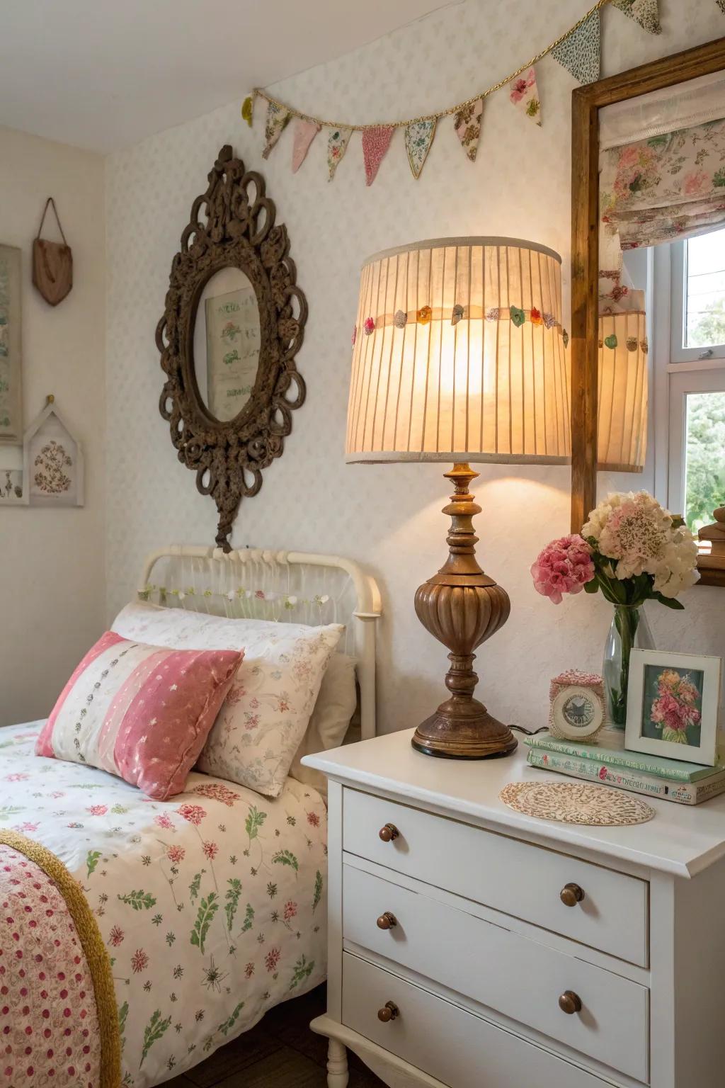 Unique and antique pieces add character and charm.