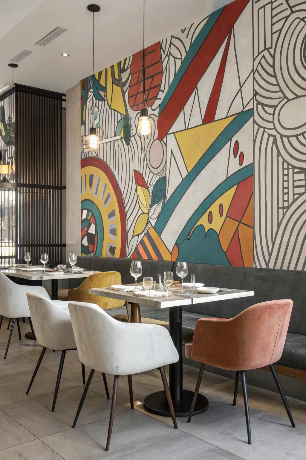 Striking and graphic designs make a dramatic statement.