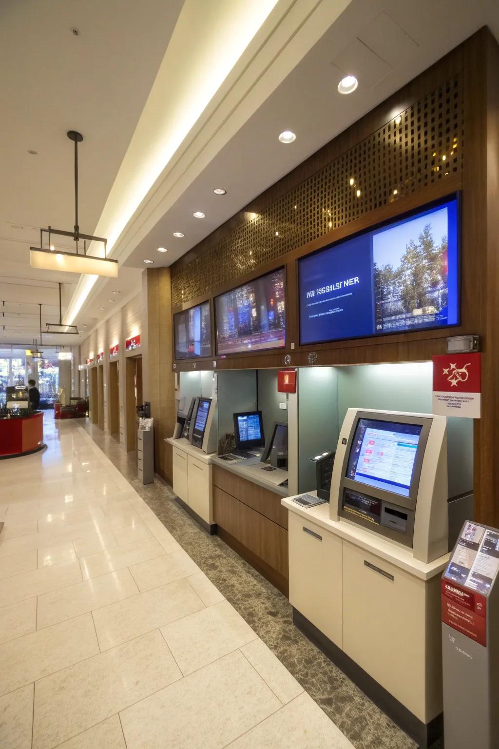 Modern media communicate effectively and enhance modern decor.