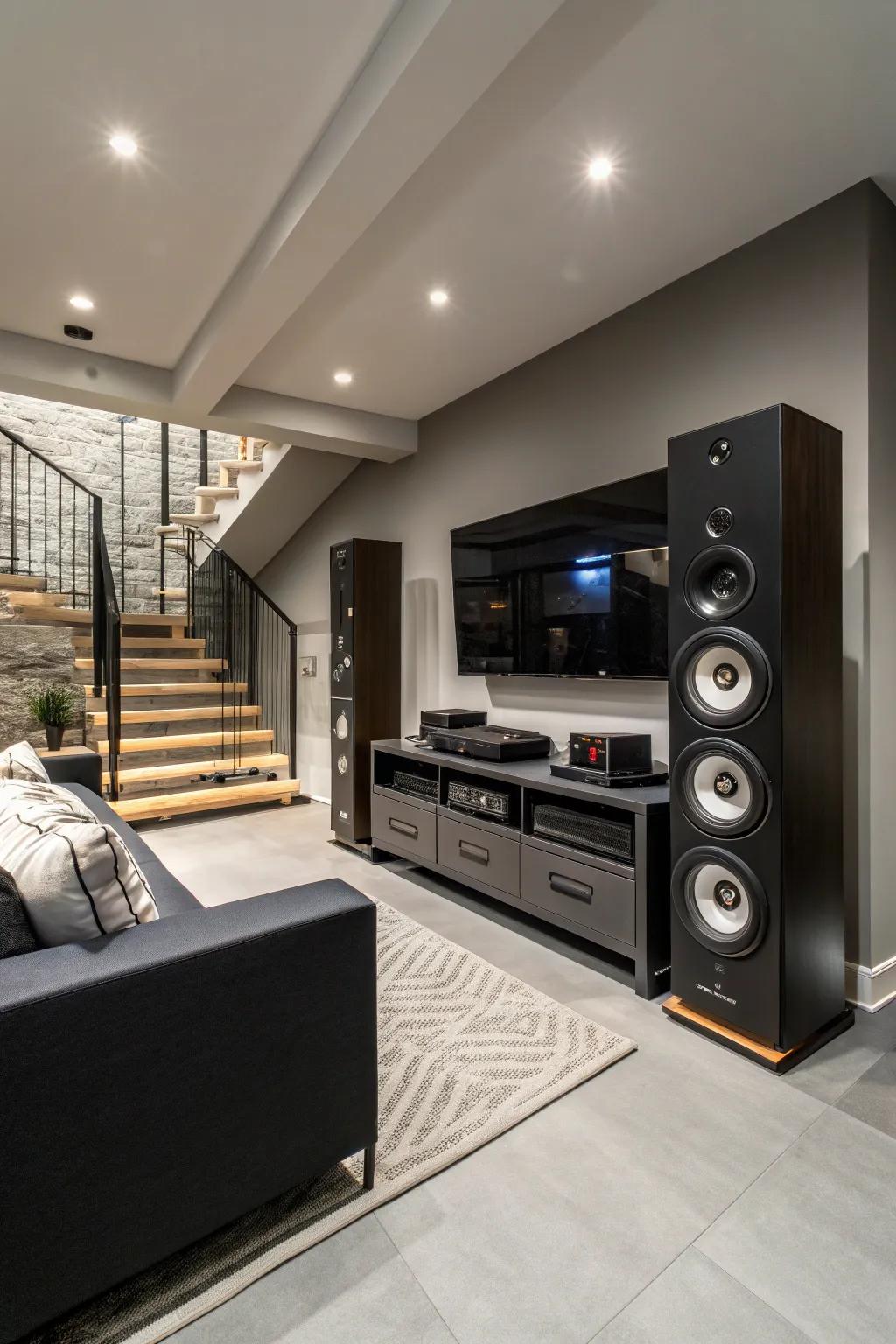 Enhance entertainment with audio.