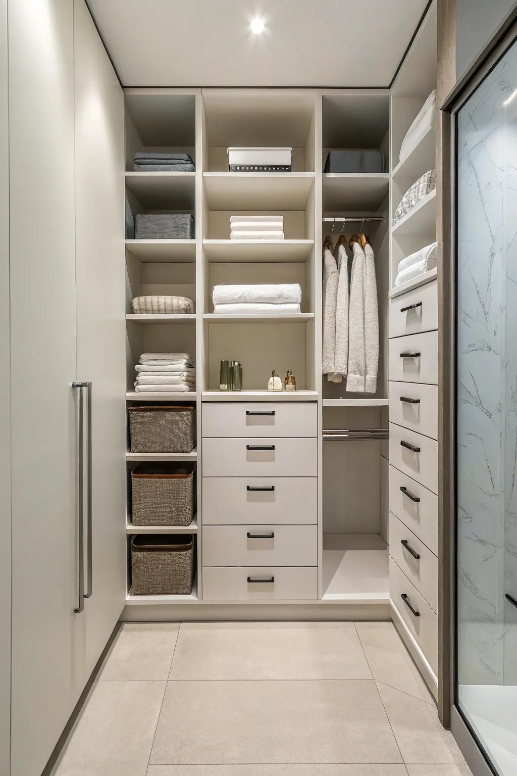 Simple style keeps your closet peaceful and functional.