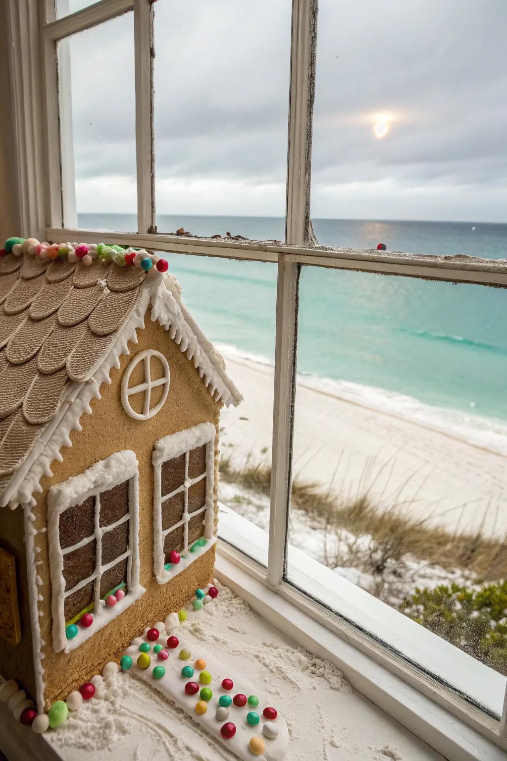 Gelatin windows deliver an innovative ocean panorama effect.