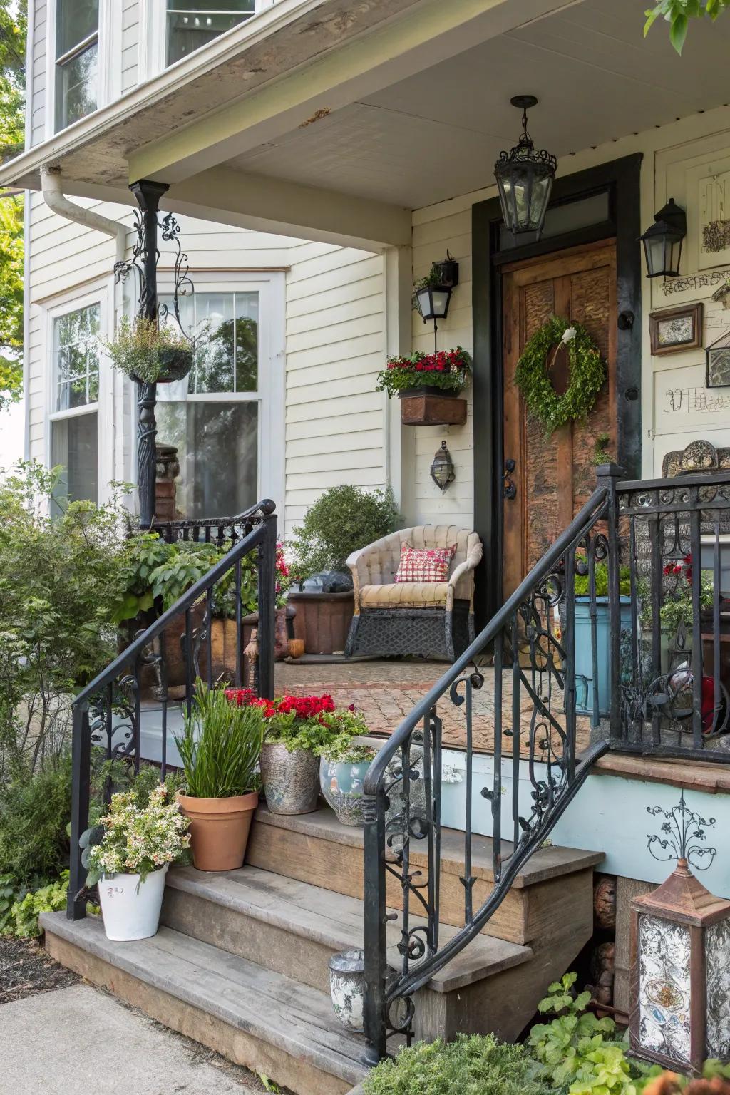 Mix and match styles for a truly special porch railing design.