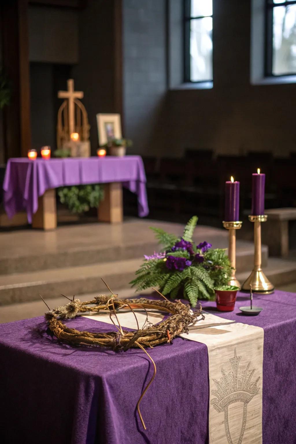 Seasonal decor keeps your prayer nook relevant and spiritually engaging.