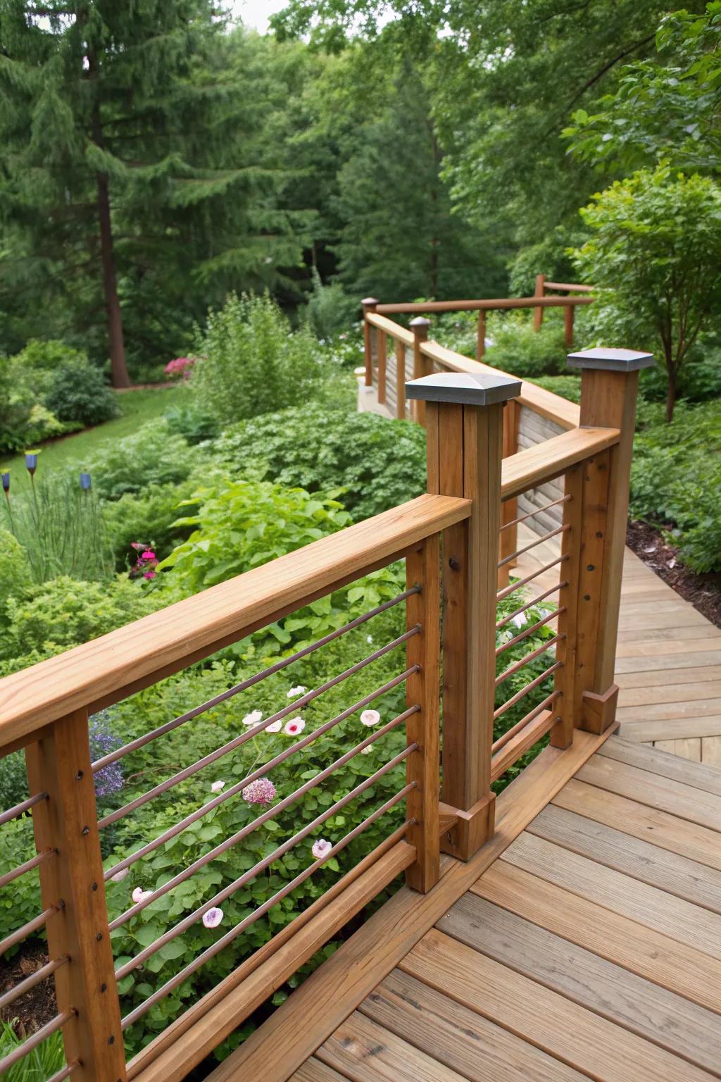 Eco-conscious charm with reused cedar.