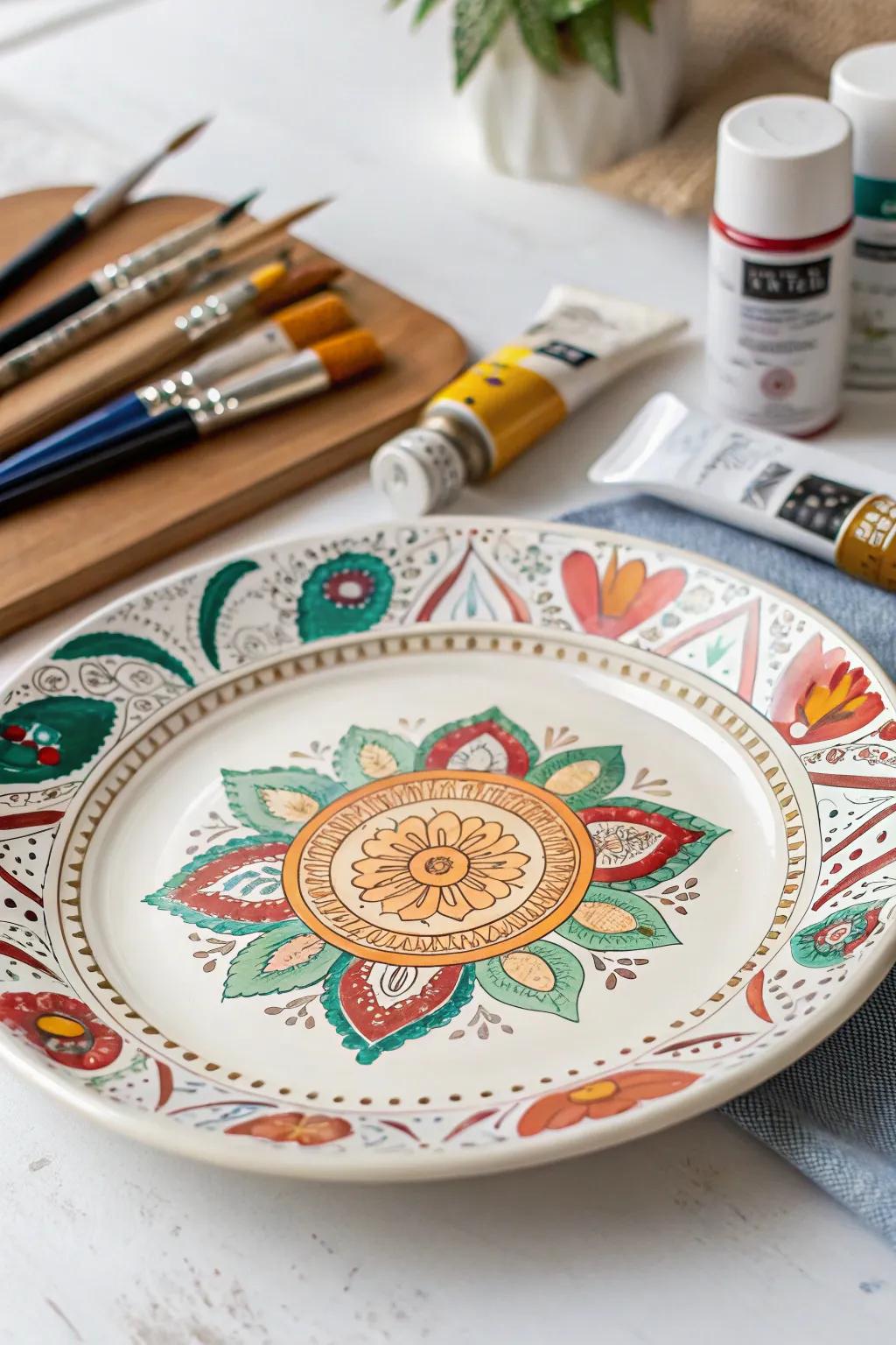 Express yourself using a personalized artistic centerpiece.