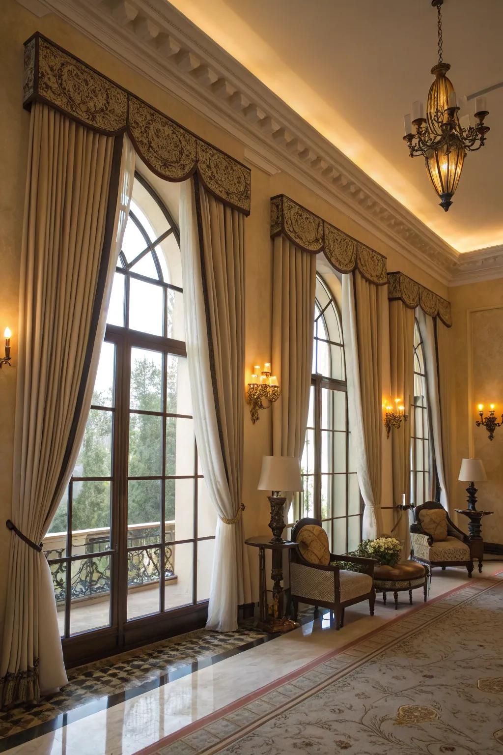 Ornamental rods add a polished and stylish finish to window applications.