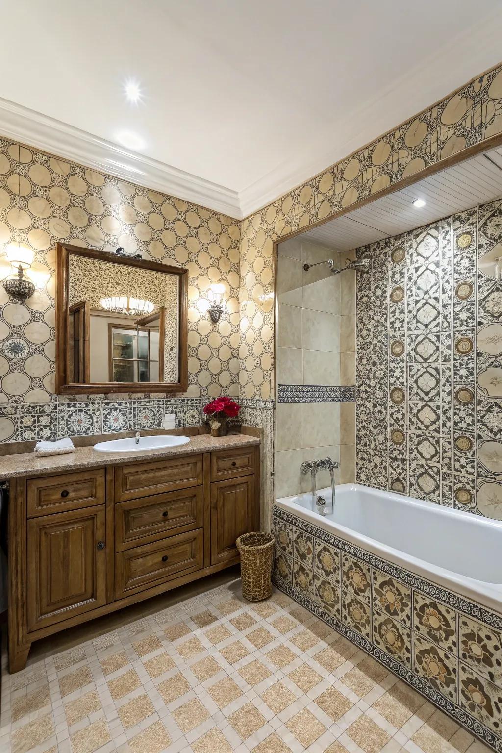Design enhances your bathroom's visual appeal and character.