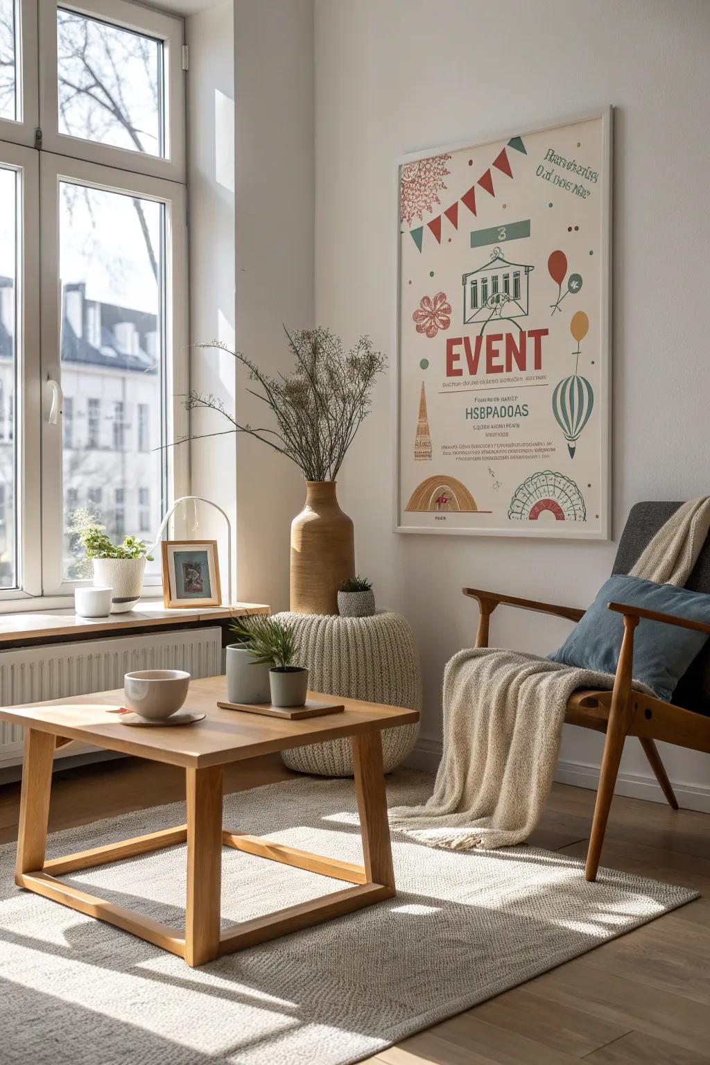 Add whimsy and wonder to your event posters with playful elements! 🌟 #Whimsy #CreativeLayout