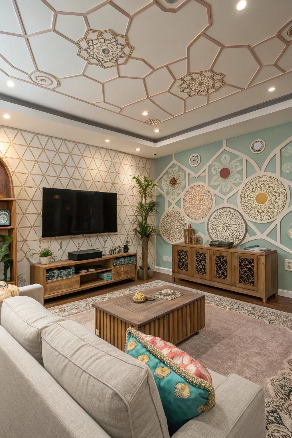 Design elements that enhance the room&rsquo;s energy.