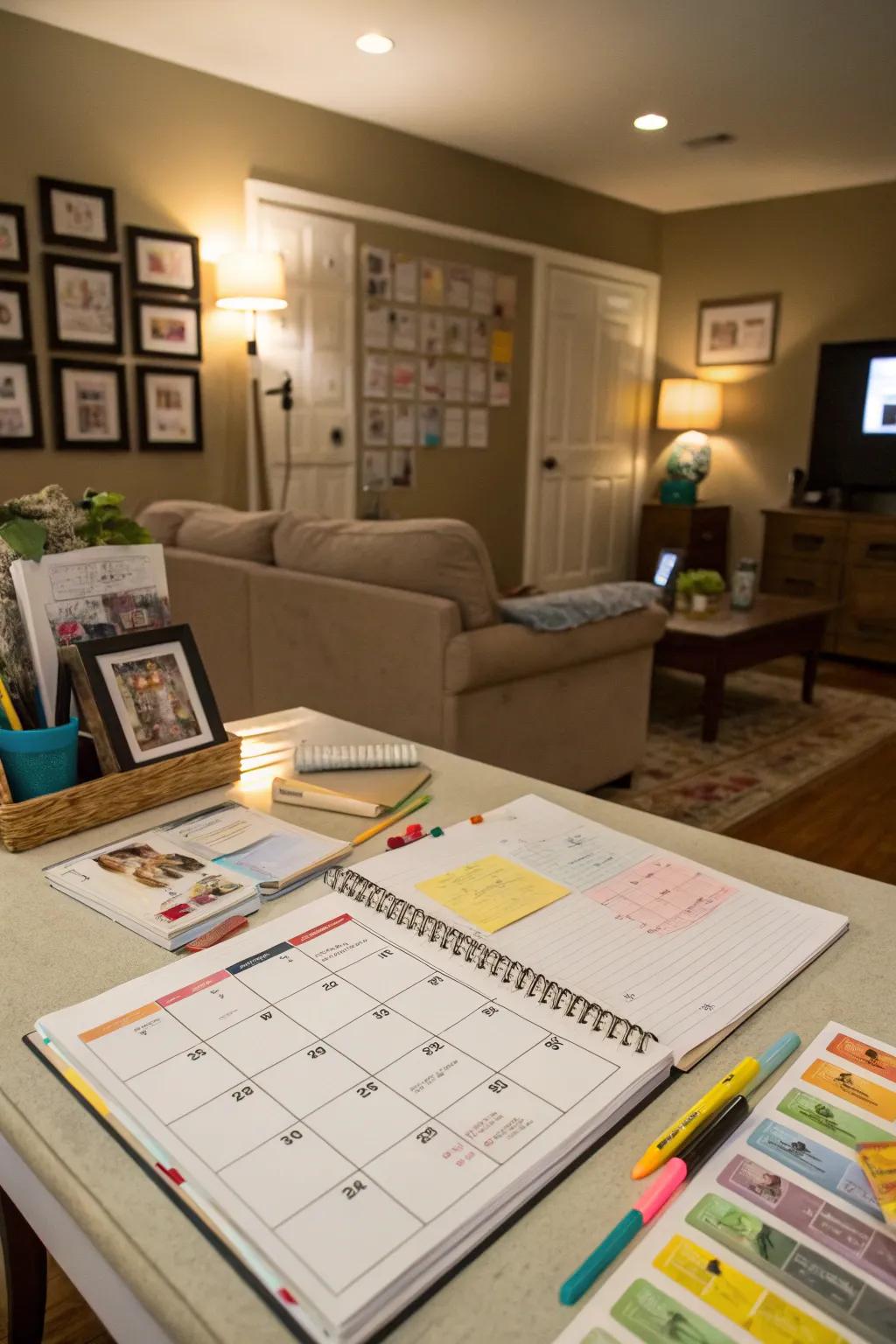 Monthly planning ensures long-term family goals stay on track.