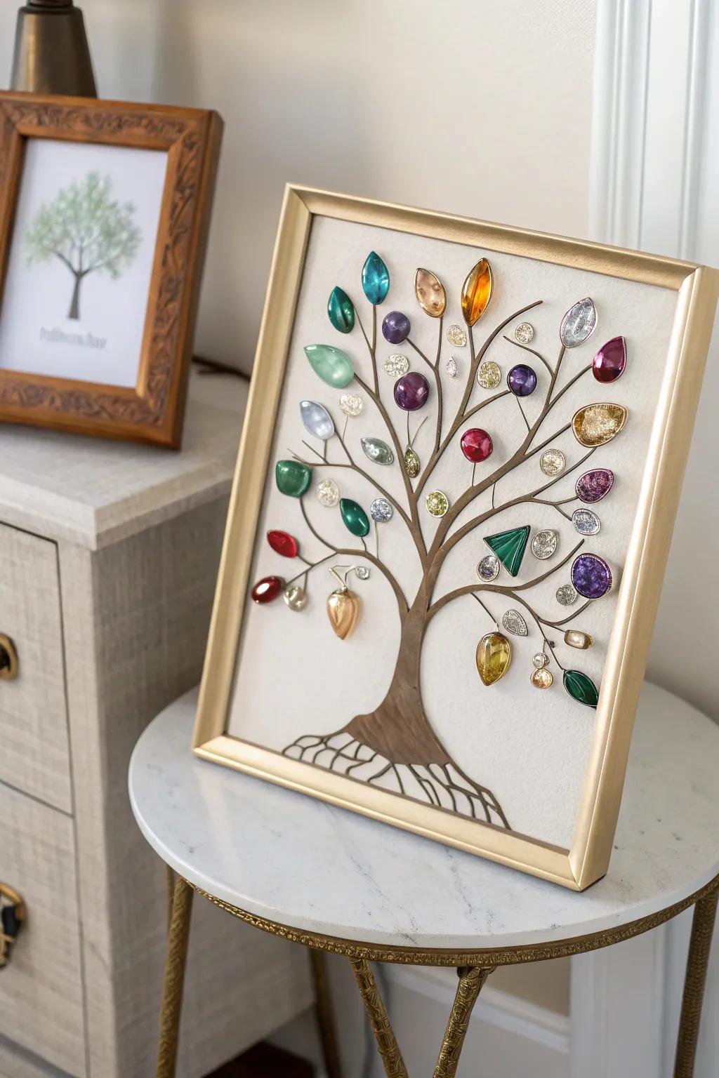 Birthstones add a personal touch to genealogy.
