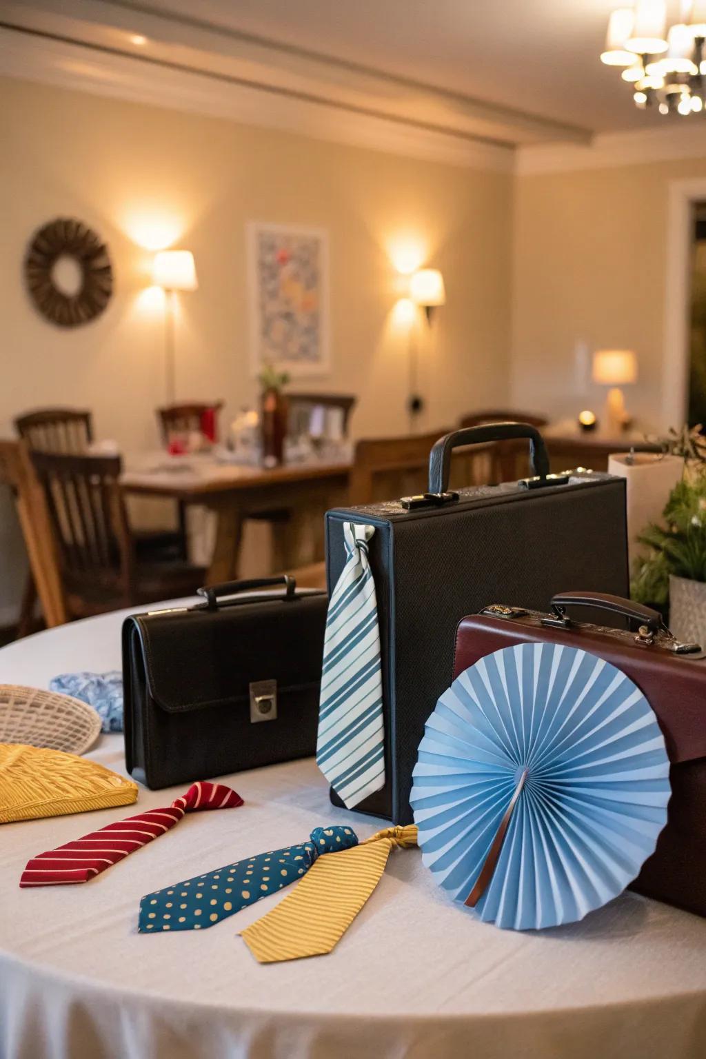 Celebrate your hardworking dad by having an office-themed party.