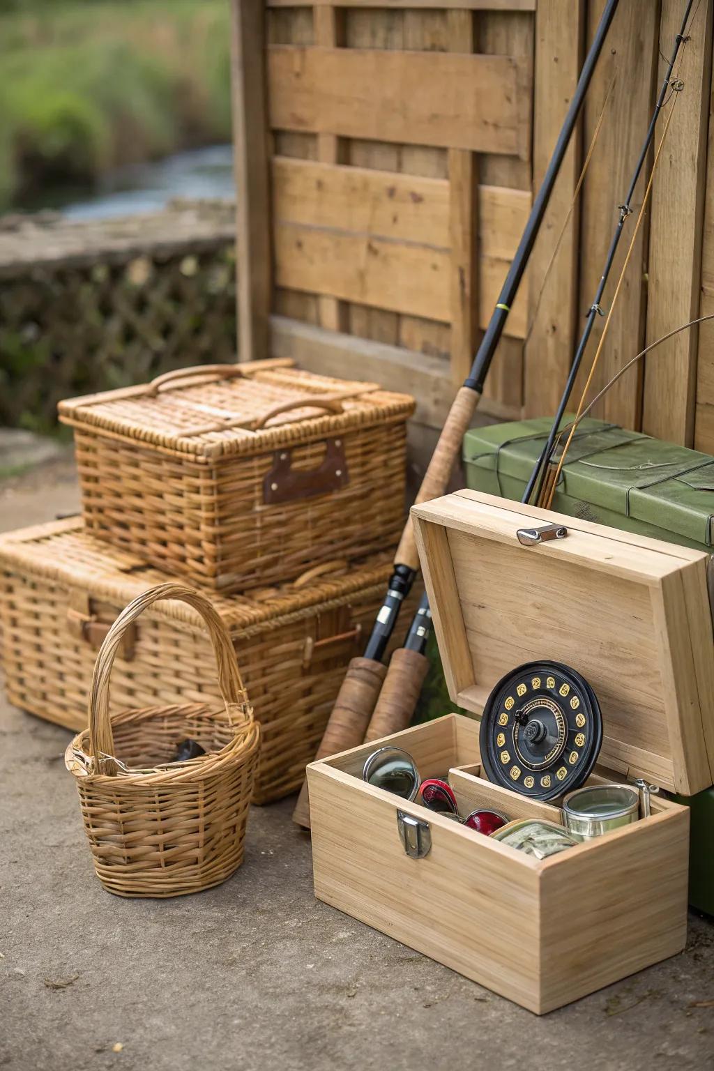 Eco-friendly stowage for a sustainable and stylish setup.