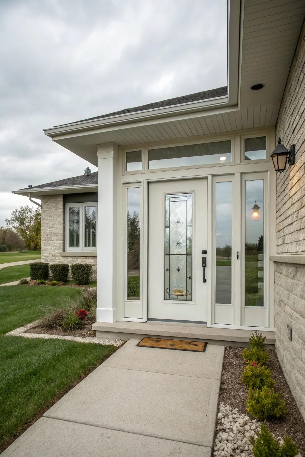 Transitional design blends classic and modern aesthetics.