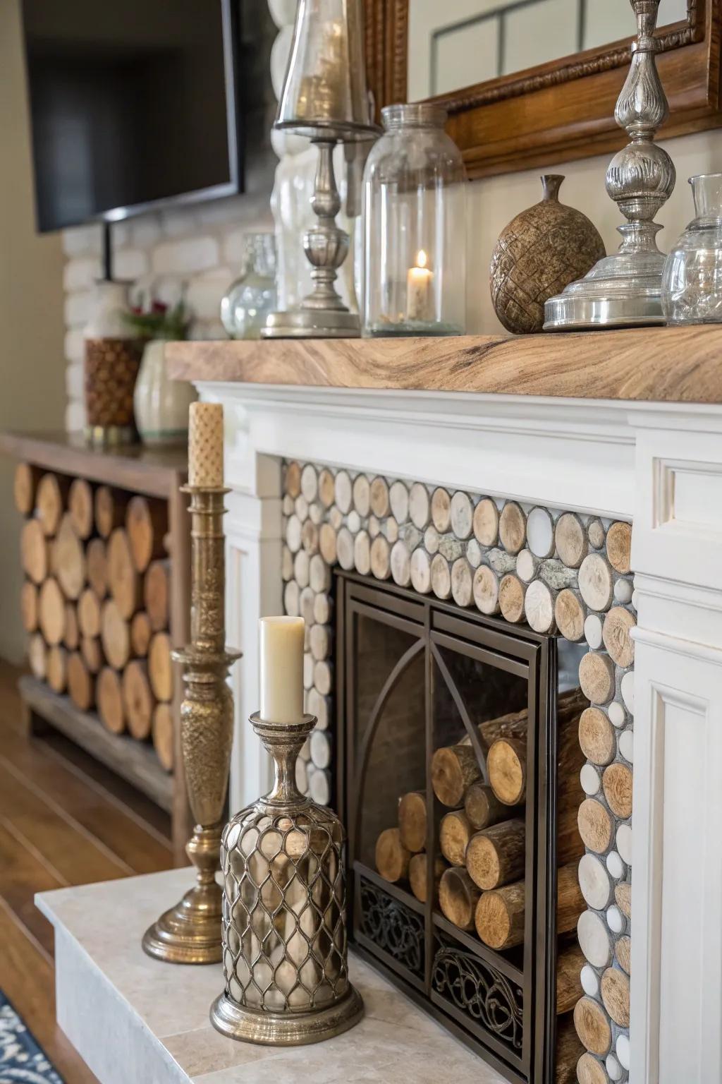 Intrigue crafted by mixing materials.