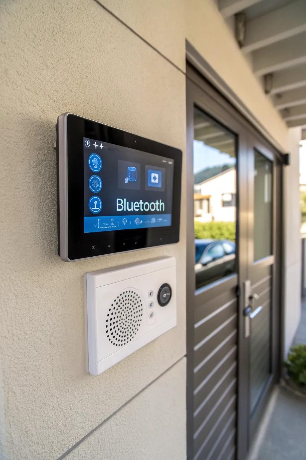 Bluetooth connectivity allows flexible integration with smart devices.